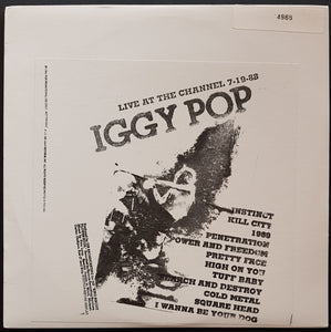 Iggy Pop  - Live At The Channel 7-19-88