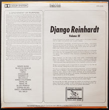 Load image into Gallery viewer, Django Reinhardt - Django Reinhardt Volume III