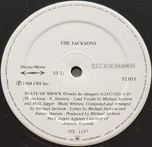Load image into Gallery viewer, Rolling Stones - Mick Jagger w.The Jacksons - State Of Shock