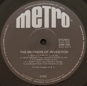 Frank Zappa (Mothers Of Invention) - Mothers Of Invention