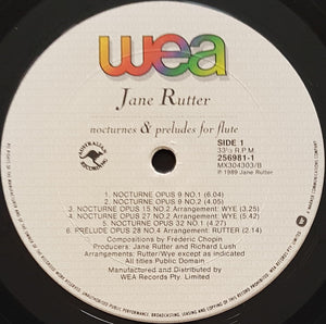 Jane Rutter - Nocturnes And Preludes For Flute