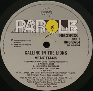 Venetians - Calling In The Lions