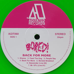 Bored! - Back For More - Green Vinyl