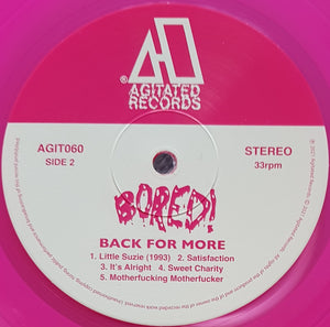 Bored! - Back For More - Pink Vinyl