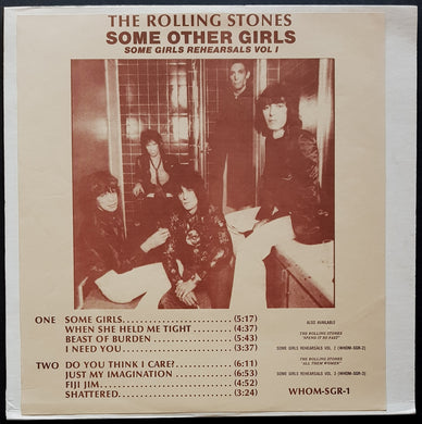 Rolling Stones - Some Other Girls Some Girls Rehearsals Vol 1