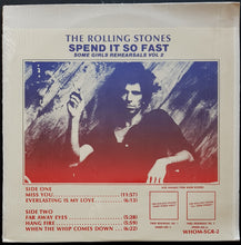 Load image into Gallery viewer, Rolling Stones - Spend It So Fast Some Girls Rehearsals Vol 2