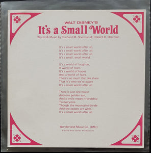 Walt Disney - Bobby Hammack Orchestra - It's A Small World