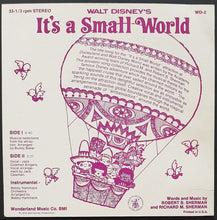 Load image into Gallery viewer, Walt Disney - Bobby Hammack Orchestra - It&#39;s A Small World