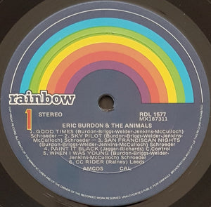 Eric Burdon And The Animals- Eric Burdon And The Animals