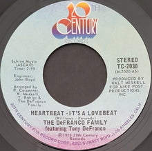Load image into Gallery viewer, De Franco Family - Featuring Tony DeFranco - Heartbeat, It&#39;s A Lovebeat