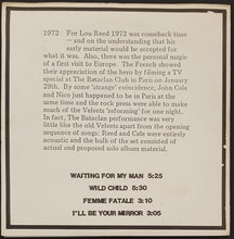 Load image into Gallery viewer, Velvet Underground - Untitled aka Paris 1972