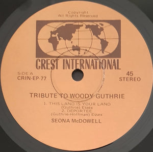 McDowell, Seona - Tribute To Woody Guthrie