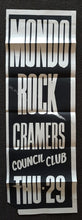 Load image into Gallery viewer, Mondo Rock - Cramers Council Club Thu.29