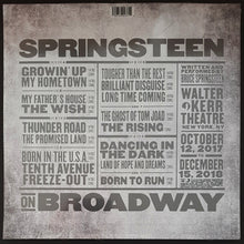 Load image into Gallery viewer, Bruce Springsteen - Springsteen On Broadway