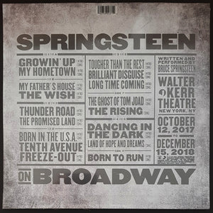 Bruce Springsteen - Springsteen On Broadway