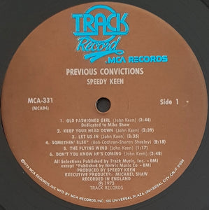 Thunderclap Newman (Speedy Keen) - Previous Convictions