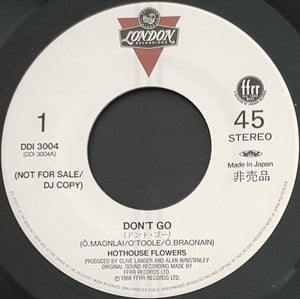 Hothouse Flowers - Don't Go
