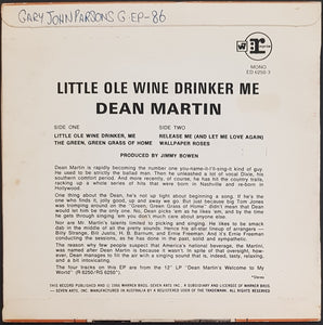 Martin, Dean - Little Ole Wine Drinker, Me