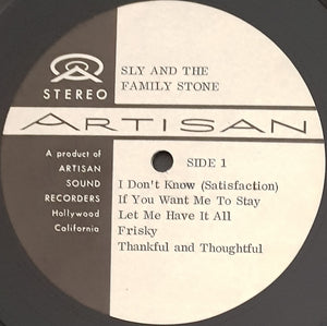 Sly & The Family Stone - Fresh - Acetate