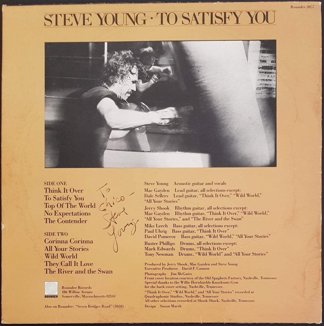 Young, Steve - To Satisfy You