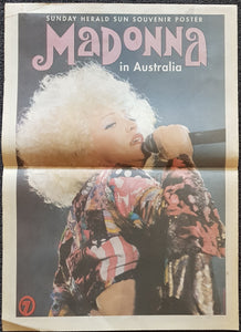 Madonna - Sunday Herald Sun Souvenir Madonna In Australia