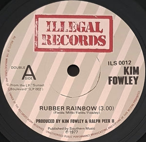 Fowley, Kim - Rubber Rainbow / In My Garage