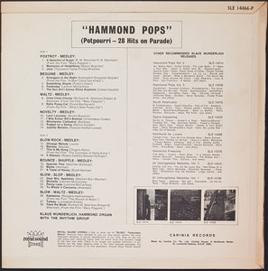Klaus Wunderlich - Hammond Pops 28 Hits On Parade