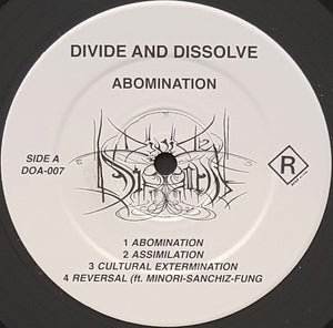 Divide And Dissolve - Abomination