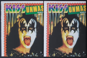 Kiss - Unmasked World Tour 1980 - Red Vinyl