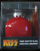 Load image into Gallery viewer, Kiss- Gene Simmons Hand Crafted Glass Christmas Ornament