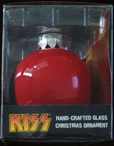 Kiss- Gene Simmons Hand Crafted Glass Christmas Ornament