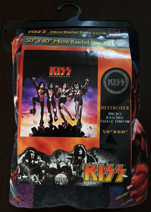 Kiss- Destroyer Micro Rachel Fleece Throw