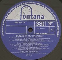 Load image into Gallery viewer, Nana Mouskouri - Songs Of My Country
