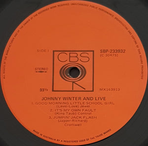 Winter, Johnny - Johnny Winter And Live