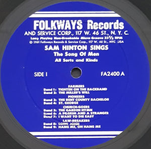 Sam Hinton - Sings The Song Of Men