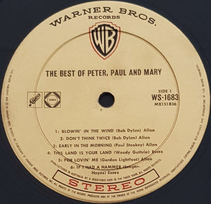 Peter, Paul & Mary - The Best Of Peter, Paul And Mary