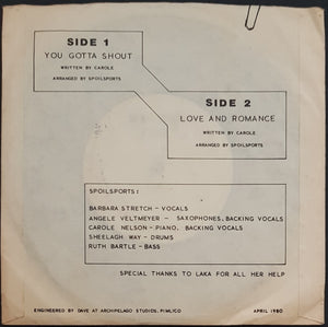 Spoilsports - You Gotta Shout