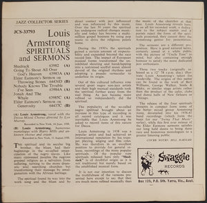 Louis Armstrong - Spirituals And Sermons