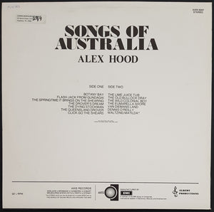 Hood, Alex - Songs Of Australia