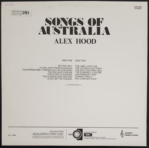 Hood, Alex - Songs Of Australia