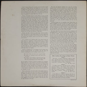 Thomas, Dylan - Dylan Thomas Narrating Under Milkwood