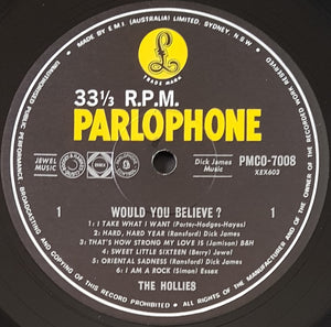 Hollies - Would You Believe?