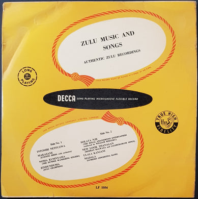 V/A - Zulu Music And Songs (Authentic Zulu Recordings)
