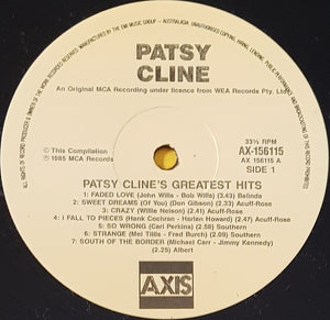 Patsy Cline - Patsy Cline's Greatest Hits