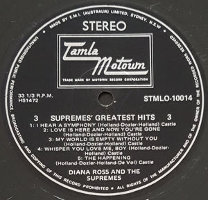 Diana Ross & The Supremes - Greatest Hits Volume Two