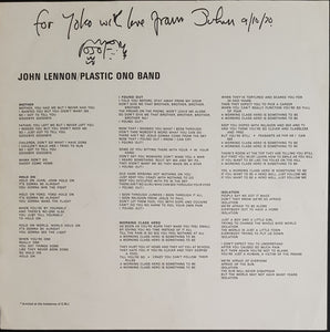 Beatles (John Lennon)- John Lennon / Plastic Ono Band