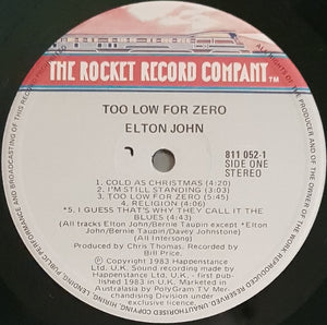 Elton John - Too Low For Zero