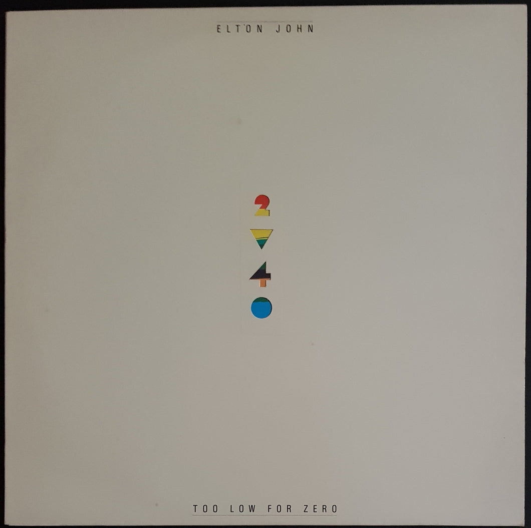 Elton John - Too Low For Zero