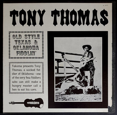 Thomas, Tony - Old Style Texas & Oklahoma Fiddlin'