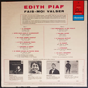 Piaf, Edith - Fais Moi Valser